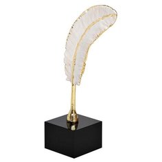 Статуэтка Garda Decor "Белое перо с золотом" 104724/3