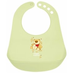 Нагрудник пластиковый Canpol babies зеленый (250930225)