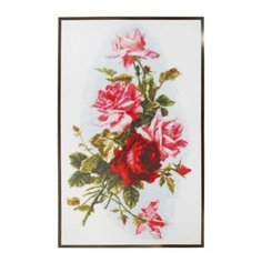 01.012 Набор для вышивания Палитра Розовый шик, 24х41 см