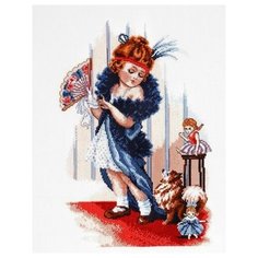 1179 Набор для вышивания Alisena Модница, 32*22 см