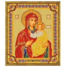 В163 Набор для вышивания бисером Кроше Смоленская Богородица, 20x25 см Радуга бисера