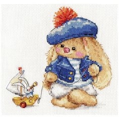 Набор для вышивания крестиком Алиса Зайка Ми, Моряк, 14*14 см (0-180)
