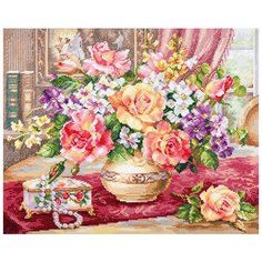 Набор для вышивания крестиком Алиса Розы в гостиной, 33*39 см (2-50)