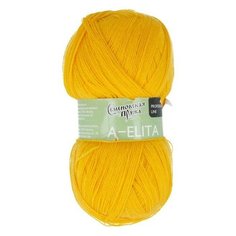 Набор пряжи Семёновская пряжа A-elita, 10*100 г, 781 м, 0216 канарейка
