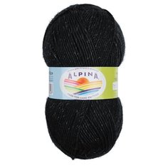 Набор пряжи Alpina "Stella", 3*100 г, 250 м+/-13 м, №81 черный