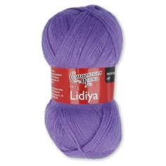 Набор пряжи Семёновская пряжа Lidiya, 10*100 г, 1613 м, 0272 колокольчик