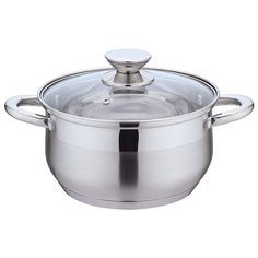 Кастрюля Maestro со стеклянной крышкой 18см / 2л MR-3515-18