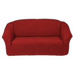Чехол на 3-х местный диван без оборки, цвет терракотовый Karbeltex