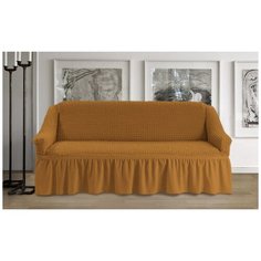 Чехол на 3-местный диван, цвет горчица Karbeltex
