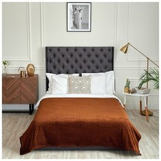 Плед "Классика", темно-коричневый, 200*220 см Bozhong Home Textile