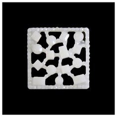 CON2519 Украшение 16*16мм (белый) 8 шт АЙРИС пресс