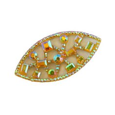 CON2516 Украшение 15*30 (желтый перламутр) 5 шт АЙРИС пресс