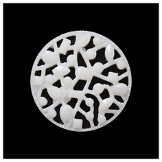 CON2521 Украшение 35мм (белый) 2 шт АЙРИС пресс