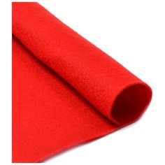 Фетр в рулоне мягкий IDEAL 1мм 100см FLT-S2 уп.10м цв.601 красный