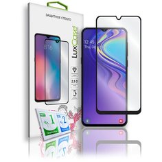 Защитное стекло для Samsung Galaxy M30s / на Самсунг Гелакси М30s / 2.5D / Полноклеевое Черная рамка 0,33 мм Lux Case