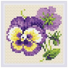 AM0037 Набор алмазной мозаики Риолис Пара анюток 10*10см