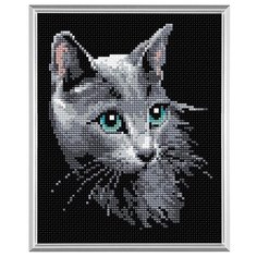 AM0014 Набор алмазной мозаики Риолис Русская голубая 20*25см