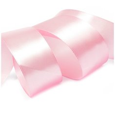 Лента атласная 1 1/2 (38мм) цв.3057 хол.розовый IDEAL уп.27,4 м