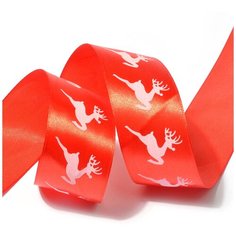 Лента атласная с рисунком TBY.LDA201 шир.40мм уп.10м Ideal