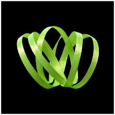 Лента атласная 1/8 (3мм) цв.3033 салатовый IDEAL уп.100 м