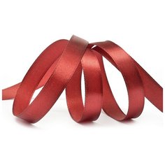 Лента атласная 1/2 (12мм) цв.3091 т.красный IDEAL уп.27,4 м