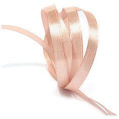 Лента атласная 1/4 (6мм) цв.4813 персик IDEAL уп.27,4 м