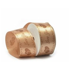 CK-20.2 цв.126 Лента атласная с рисунком TBY.ЛДР.CK-20.2 шир.4см цв.126 уп.9,14 м Ideal