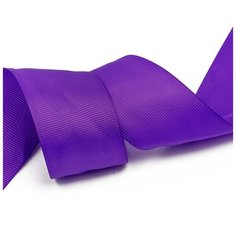 Лента Ideal репсовая в рубчик шир.38мм цв. 465 тепл.фиолетовый уп.27,42м