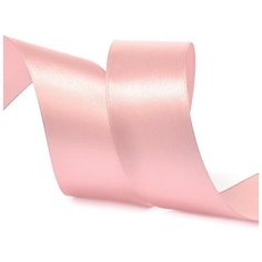 Лента атласная 1 1/2 (38мм) цв.3058 св.гр.розовый IDEAL уп.27,4 м