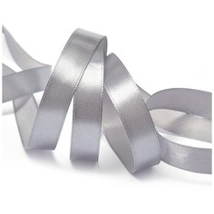 Лента атласная 1/2 (12мм) цв.3170 т.серый IDEAL уп.27,4 м