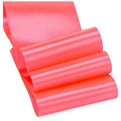 Лента атласная 3 (75мм) цв.3079 ярк.розовый IDEAL уп.27,4 м