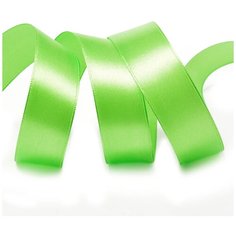 Лента атласная 1 (25мм) цв.3034 гр.салатовый IDEAL уп.27,4 м