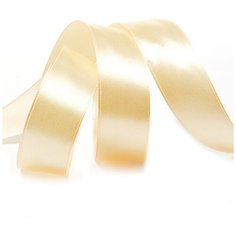 Лента атласная 1 (25мм) цв.3064 песочный IDEAL уп.27,4 м