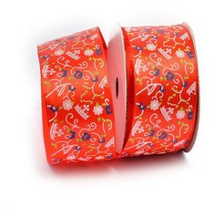 CK-15.4 цв.26 Лента атласная с рисунком TBY.ЛДР.CK-15.4 шир.4см цв.26 уп.9,14 м Ideal