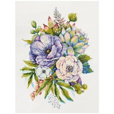 Кристальная мозаика Фрея "Букет с анемонами", 40*55 см (ALVR-205)