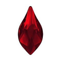 Стразы неклеевые Swarovski цветные, 10*8 мм, кристалл, 8 шт, в пакете, красный