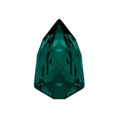 Стразы Swarovski цветные, 7,8*4,9 мм, кристалл, 6 шт, в пакете, изумрудный