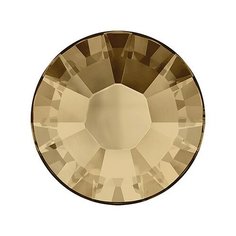 Стразы клеевые Swarovski SS08, Crystal AB 2,4 мм, кристалл, 144 шт, в пакете, светлое золото