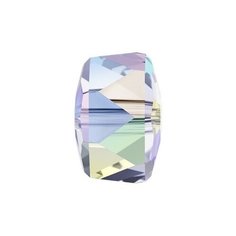 Бусины стеклянные Swarovski Crystal AB, 8 мм, 6 шт, в пакете, кристалл, перламутр