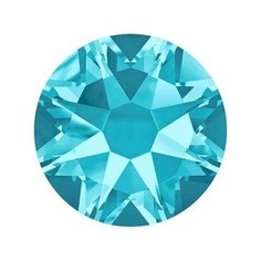 Стразы неклеевые Swarovski SS12, цветные, 3,1 мм, кристалл, 144 шт, в пакете, голубой