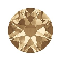 Стразы неклеевые Swarovski SS16, Crystal AB, 3,9 мм, кристалл, 144 шт, в пакете, светлое золото