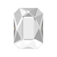 Стразы клеевые Swarovski Crystal, 8*5,5 мм, кристалл, 12 шт, в пакете, белый