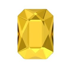 Стразы клеевые Swarovski цветные, 14*10 мм, кристалл, 6 шт, в пакете, яркий желтый
