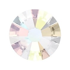 Стразы неклеевые Swarovski SS05, Crystal AB, 1,8 мм, кристалл, 144 шт, в пакете, перламутр