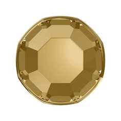 Стразы неклеевые Swarovski SS03, цветные, 1,37 мм, кристалл, 144 шт, в пакете, золото