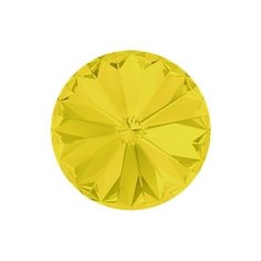 Стразы Swarovski цветные, 12 мм, кристалл, 6 шт, в пакете, желтый темный