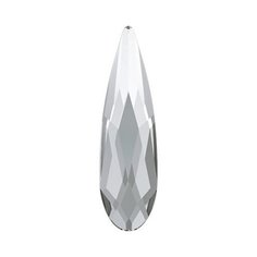Стразы клеевые Swarovski 2304, Crystal, 10*2,8 мм, кристалл, 9 шт, в пакете, белый (crystal 001)