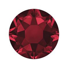 Стразы клеевые Swarovski SS12, цветные, 3,2 мм, кристалл, 144 шт, в пакете, темный красный