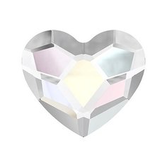 Стразы клеевые Swarovski Crystal AB, 6 мм, кристалл, 36 шт, в пакете, перламутр