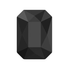 Стразы клеевые Swarovski цветные, 14*10 мм, кристалл, 6 шт, в пакете, черный